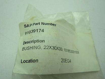Krones 101852001500 Bushing 22x30x33 LOT OF 4