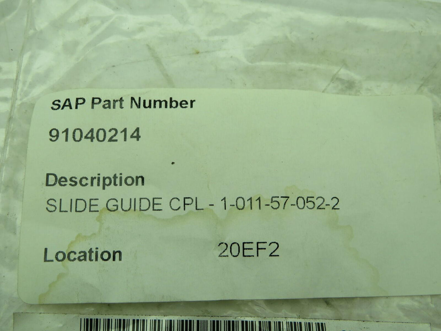 Krones 1-011-57-052-2 Slide Guide CPL 1011570522