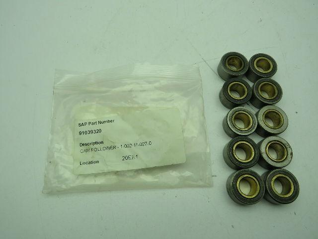 Krones 1-002-11-027-0 Cam Follower Bearings 1002110270 LOT OF 10