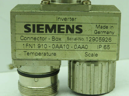 Siemens 1FN1 910-0AA10-0AA0 Servo Drive Inverter Connector Box