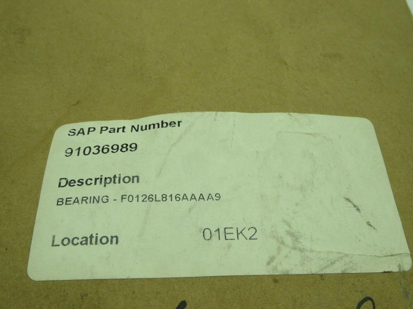 Shuster VOL16 Bearing 80X125X22MM