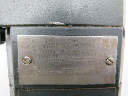 Siemens 1FT6034-4AK71-3AG2 Servo Motor