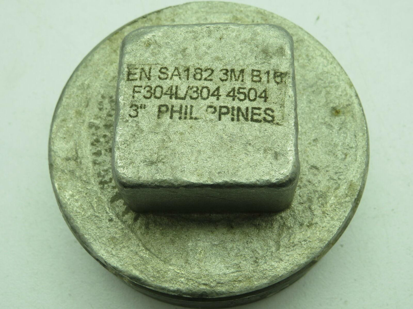 EN SA182 3M B16 F304L/304 4504 3" Stainless Steel Plug