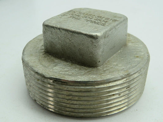 EN SA182 3M B16 F304L/304 4504 3" Stainless Steel Plug