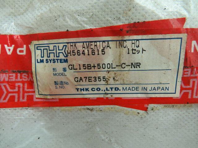 THK GL15B+500L-C-NR LM Guide Linear Actuator 500mm Stroke