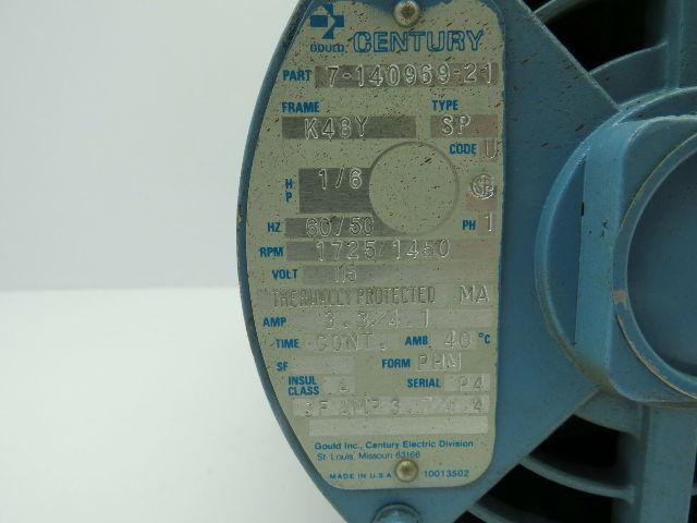 Itt Pneumotive BLVGH Vacuum Pump 115 volt 1/6 hp