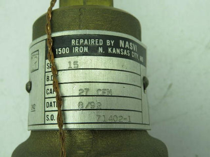 Aquatrol Inc. 89B Safety Relief Valve,3/4",150 psi