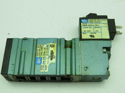 Mac 413A-00A-DM-DDAJ-2KJ Solenoid Valve W/DMB-DDAJ-2KJ 24VDC 5.4W