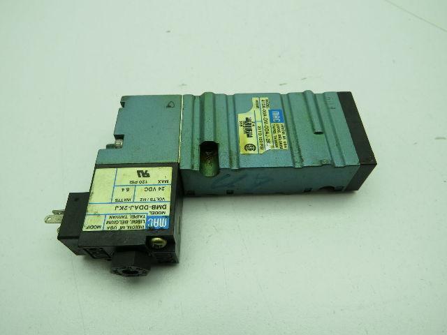 Mac 413A-00A-DM-DDAJ-2KJ Solenoid Valve W/DMB-DDAJ-2KJ 24VDC 5.4W