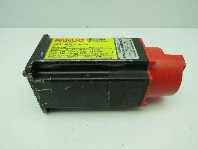Fanuc A06B-0373-B576-R AC Servo Motor 129V 2.60A 3PH