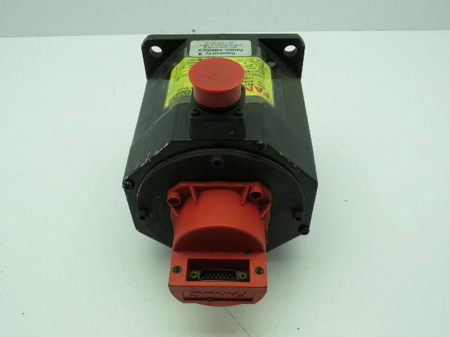 Fanuc A06B-0034-B075-R  AC Servo Motor 200V 3PH 2000 RPM