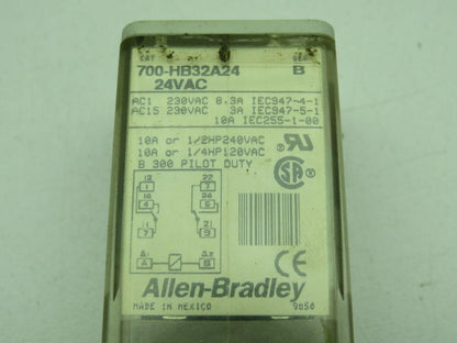 Allen-Bradley 700-HB32A24 Series B Relay LOT OF 3