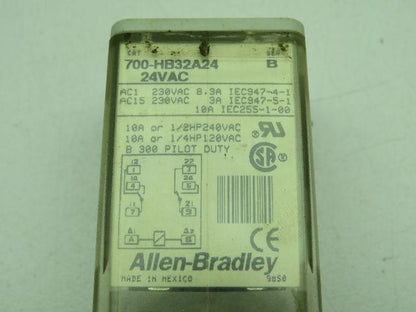 Allen-Bradley 700-HB32A24 Series B Relay LOT OF 3