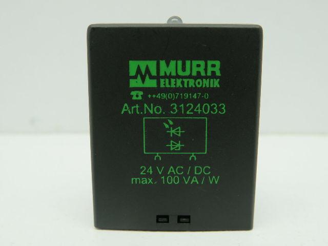 Murr Elektronik 3124033 24V AC/DC LOT OF 3