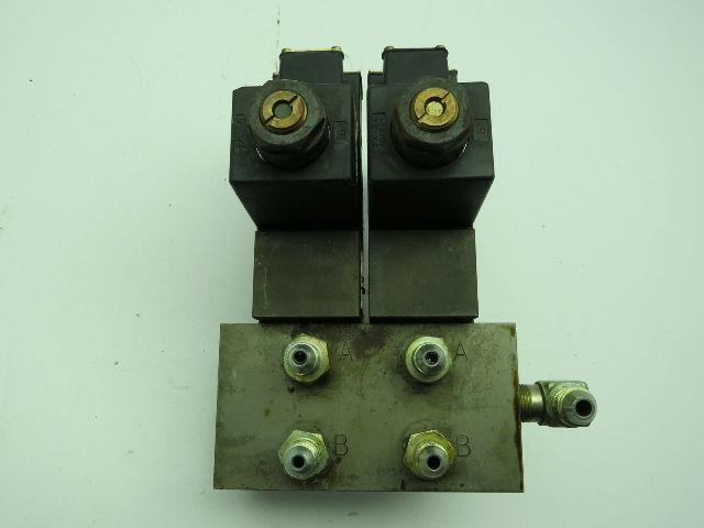 Daikin JSO-G02-2BA-20-N Solenoid Valve 100VAC W/MC-02P-05-10 Check Valve