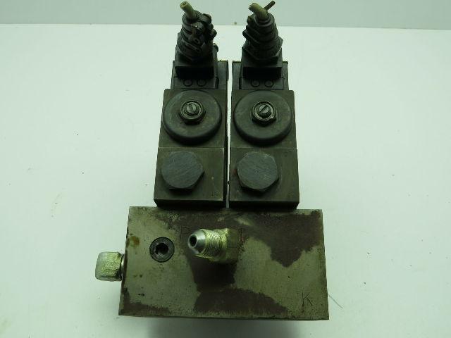Daikin JSO-G02-2BA-20-N Solenoid Valve 100VAC W/MC-02P-05-10 Check Valve