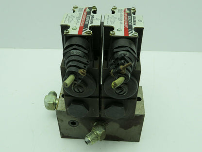 Daikin JSO-G02-2BA-20-N Solenoid Valve 100VAC W/MC-02P-05-10 Check Valve