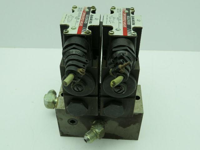 Daikin JSO-G02-2BA-20-N Solenoid Valve 100VAC W/MC-02P-05-10 Check Valve