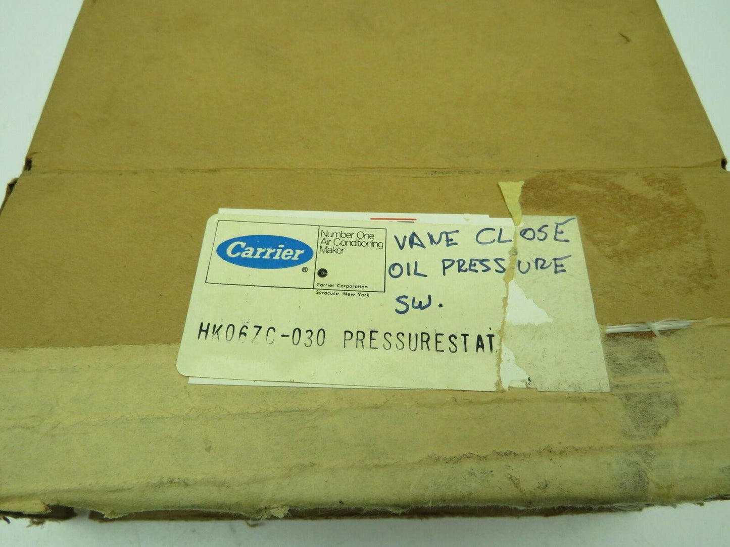 United Electric Controls 8542 Type J21KD Pressure Switch  0-25PSI  20A 125/250Va