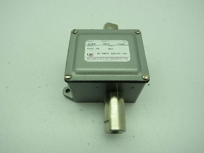 United Electric Controls 8542 Type J21KD Pressure Switch  0-25PSI  20A 125/250Va