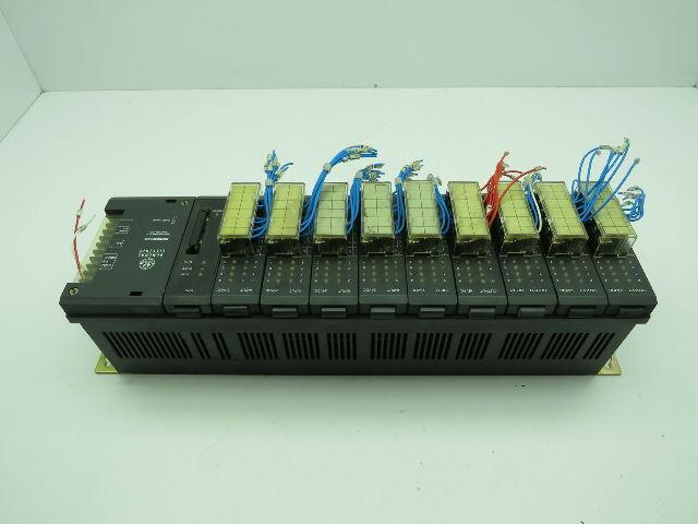 General Electric IC610CH120A Programmable Controller 10 Slot Rack With Cards