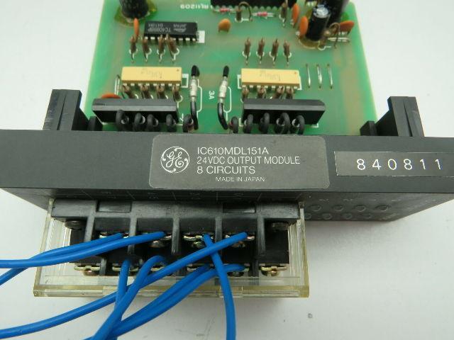 General Electric IC610CH120A Programmable Controller 10 Slot Rack With Cards