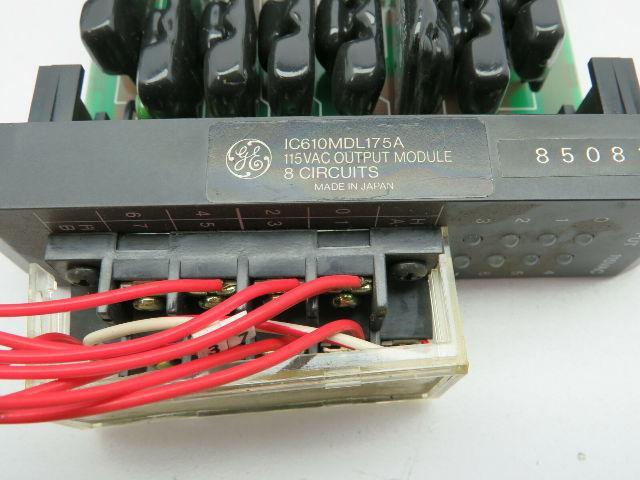 General Electric IC610CH120A Programmable Controller 10 Slot Rack With Cards