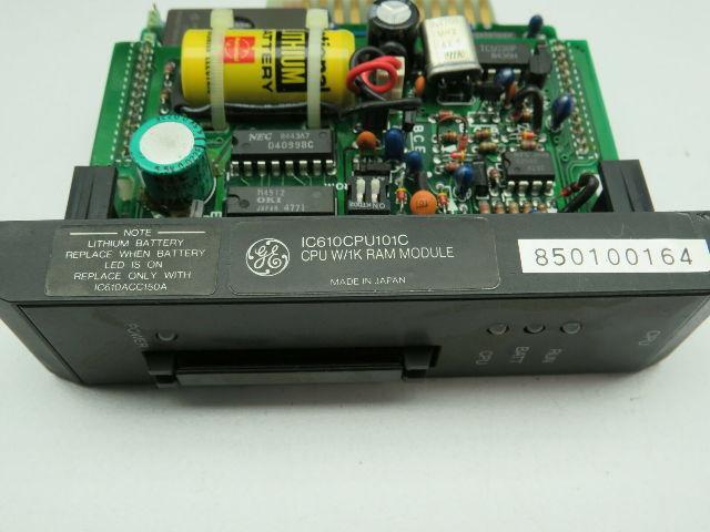 General Electric IC610CH120A Programmable Controller 10 Slot Rack With Cards