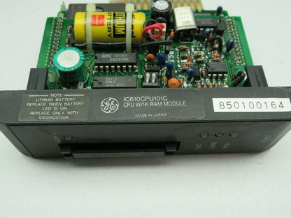 General Electric IC610CH120A Programmable Controller 10 Slot Rack With Cards