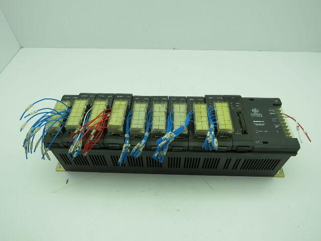 General Electric IC610CH120A Programmable Controller 10 Slot Rack With Cards