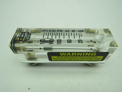 King Instrument 75201102C15 Flow Meter 1/4" FNPT BR EP 180 SCFH