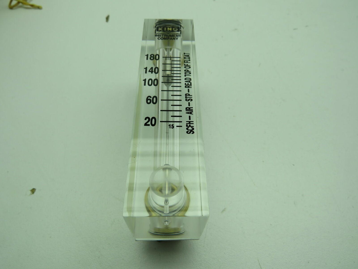 King Instrument 75201102C15 Flow Meter 1/4" FNPT BR EP 180 SCFH