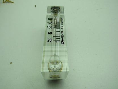 King Instrument 75201102C15 Flow Meter 1/4" FNPT BR EP 180 SCFH