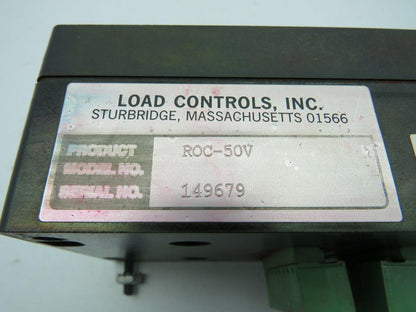 Load Controls INC ROC-50V Load Control System Series P 120V 3P 3A 1/10HP