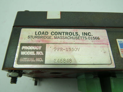 Load Controls INC PFR-1550V Digital Load Control 120V 3PH 3A 1/10HP Series P