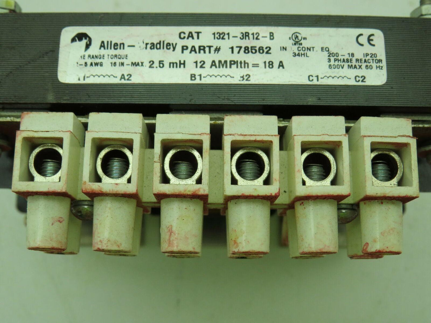 Allen Bradley 1321-3R12-B Transformer 600V 3Ph 12A
