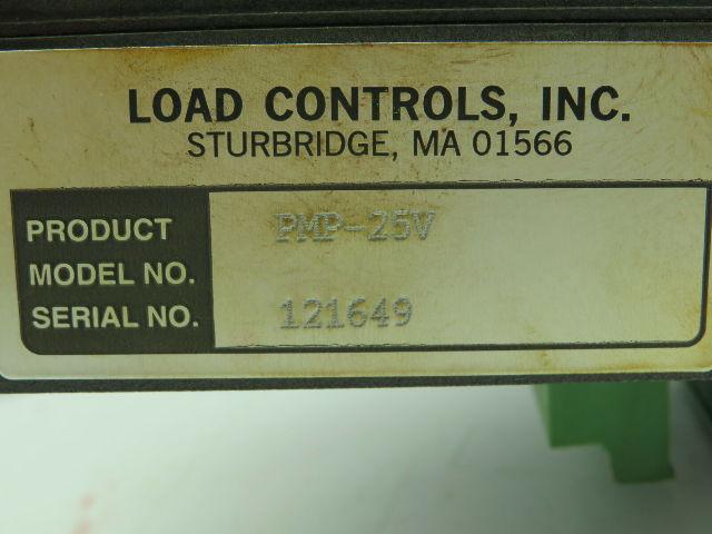 Load Controls PMP-25V Motor Minder 120VAC 3PH 3A 1.8HP Series P