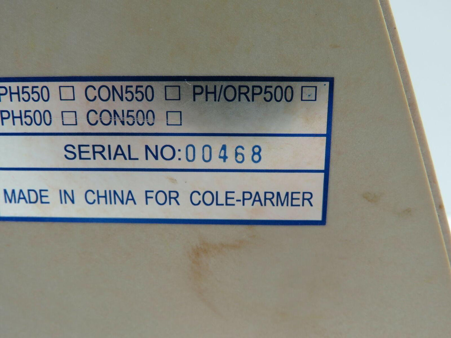 Cole-Parmer PH/ORP500 PLC Temperature Controller