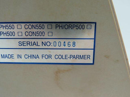 Cole-Parmer PH/ORP500 PLC Temperature Controller