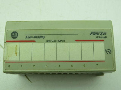 Allen Bradley 1794-IA8/A Flex I/O Input 120VAC Series A Rev A01 Lot of 11