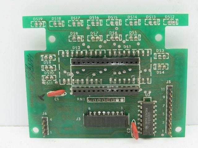NTI 04611102 Circuit Board 4 Digit Display Unit Rev D