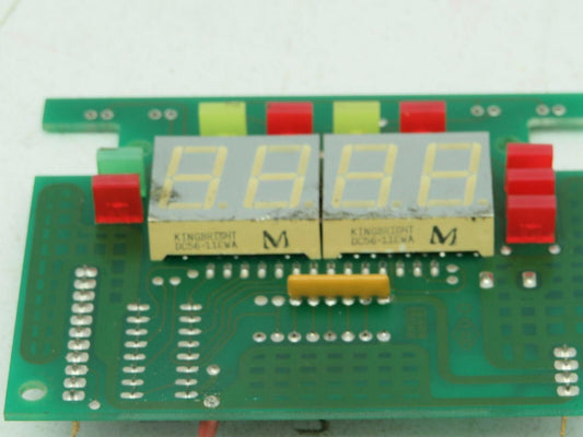 NTI 04611102 Circuit Board 4 Digit Display Unit Rev D