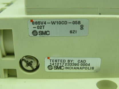 SMC SS5V4-W10CD-05B Pneumatic Solenoid Manifold 5 Station