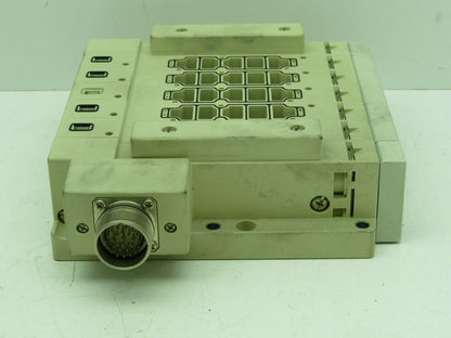 SMC SS5V4-W10CD-05B Pneumatic Solenoid Manifold 5 Station