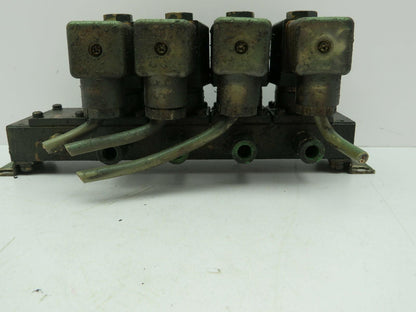 CKD GAB4X Single Solenoid Pneumatic Valve Bank Manifold 110V