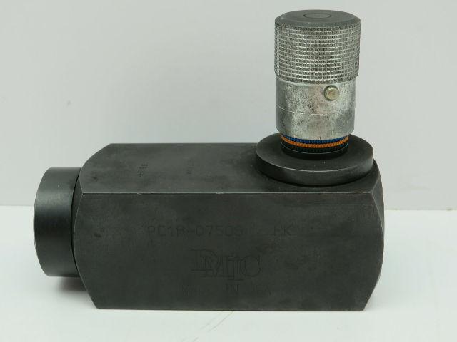 DMIC PC1H-0750S Hydraulic Colorflow Control Valve 3/4 NPT