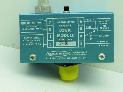 Banner B3-4 Photoelectric Amplifier Logic Module 11-14VAC .250A