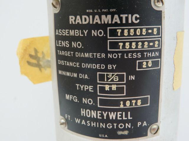 Honeywell 75505-5 Radiamatic Infrared Temperature Sensor