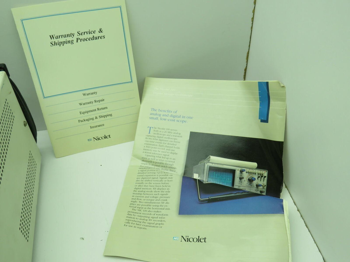 Nicolet 110 Digital Storage Oscilloscope