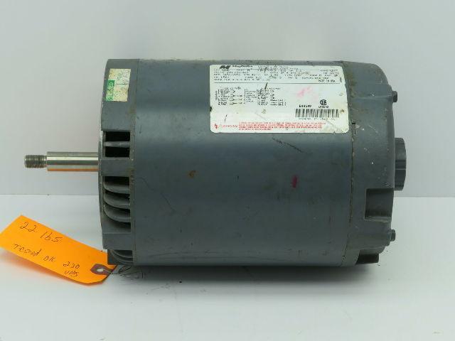 Magnetek H506 1HP 2 Speed AC Pump Motor 200-230/460V 3450-2850 RPM